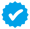 blue check